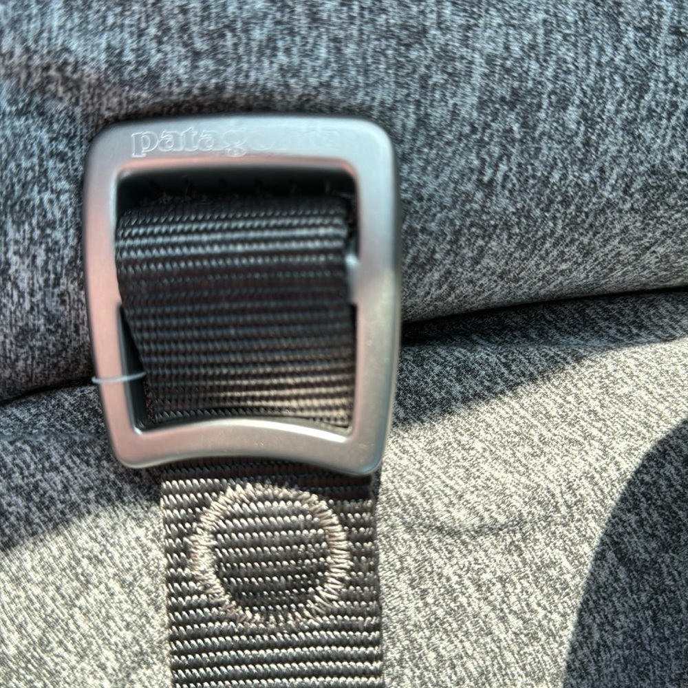 - Patagonia tech web belt charcoal forge grey